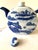 1990s Large Vintage Porcelain Blue Willow Teapot For Sale - Image 5 of 5