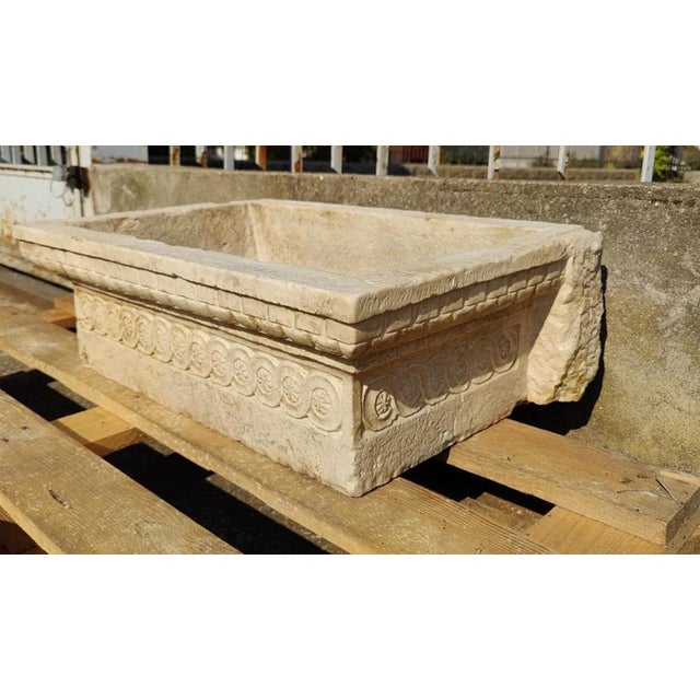 Ruby ​​Marble Sink, Venice, Italy, Early 20th Century For Sale - Image 4 of 10