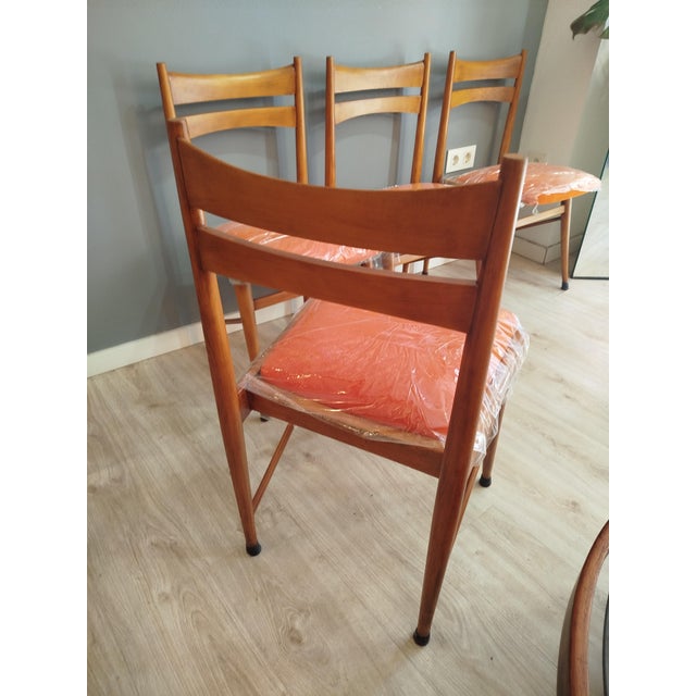 1960s Vintage Spanish Chairs, 1960s, Set of 4 For Sale - Image 5 of 9