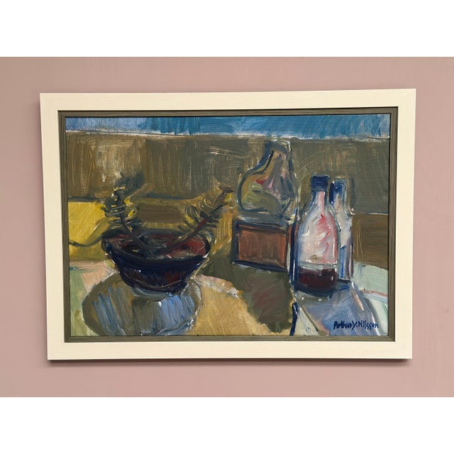 Y. Nilsson, Still Life, 1950s, Oil on Canvas, Framed For Sale - Image 13 of 18