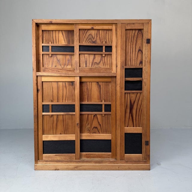 Mid-Century Japanese Storage Cabinet in Sugi Wood, 1960s For Sale - Image 12 of 12
