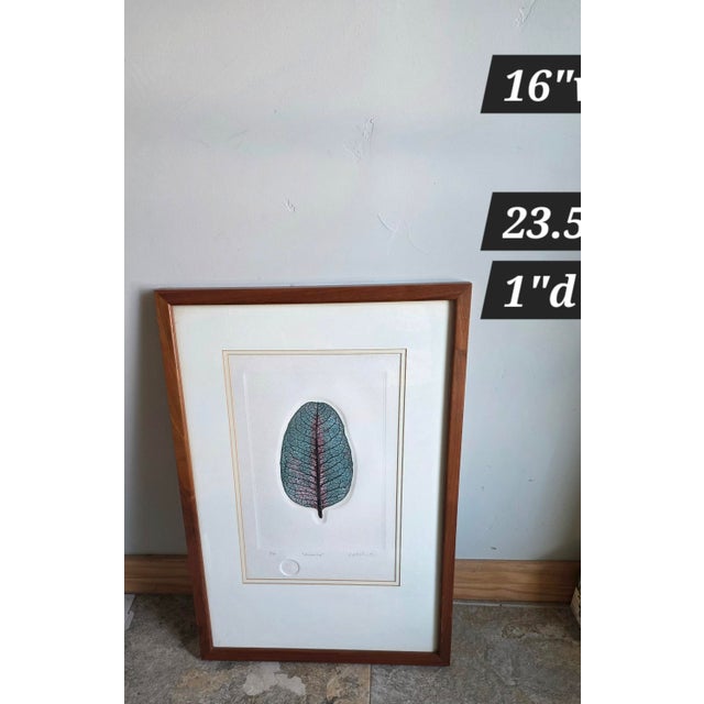 Fine vintage engraving by Rimer Cardillo in custom frame circa 1980.