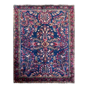 Antique Persian Sarouk Mohajeran Rug