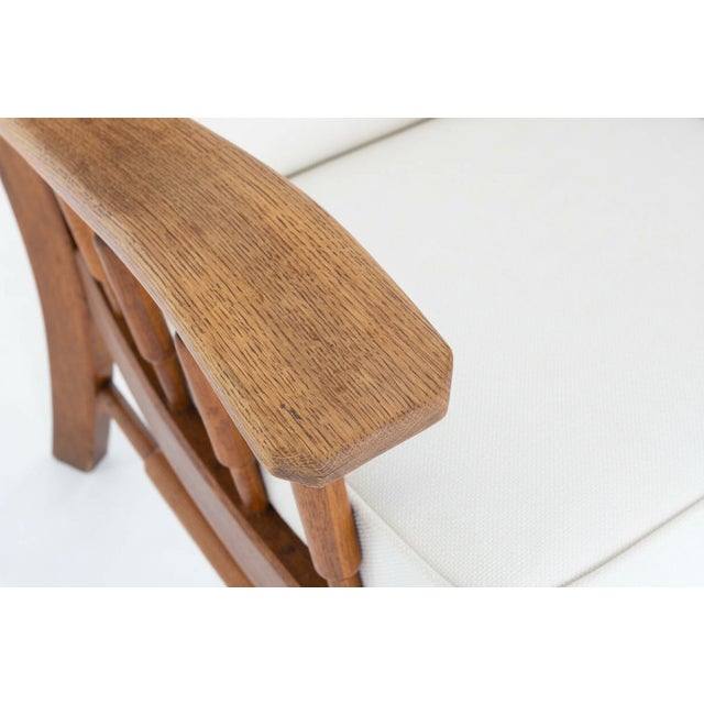 Armchairs in the style of Guillerme and Chambron, 1950s, Set of 2 For Sale - Image 6 of 9