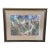 Kay Duffy “Schooling Fish” Framed Abstract Watercolor Painting With Vibrant Colors For Sale