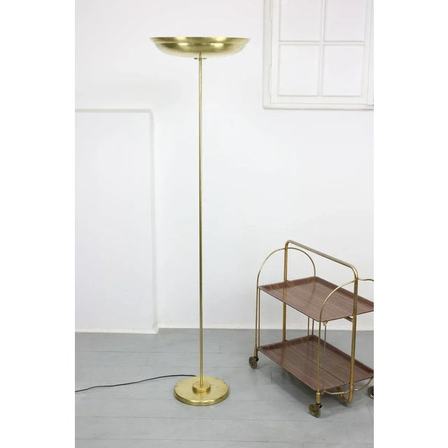 Vintage Floor Lamp in Brass For Sale - Image 11 of 18