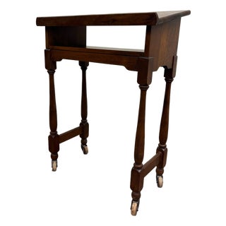 Vintage Colonial Revival Piano Music Stand Sheet Music Table For Sale