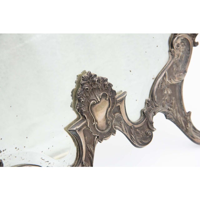 Silver Mirror with High Reliefs For Sale - Image 4 of 5