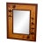 Hudson River Inlay Wood Mirror With Ginkgo Leaf Marquetry - Decorative Wall Mirror For Sale