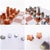 Contemporary Vintage Modernist Chrome and Copper Chess Set, 1980s, Set of 33 For Sale - Image 3 of 18