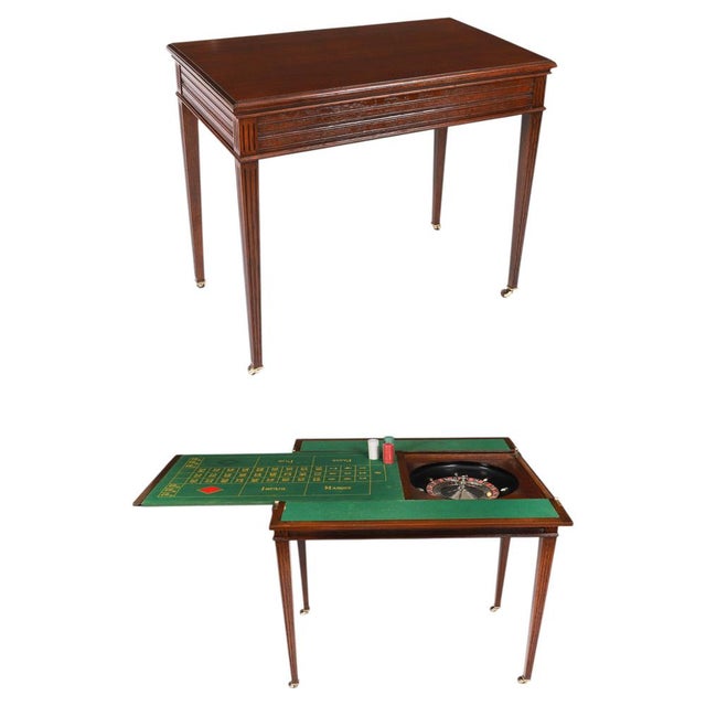 Antique French Oak Roulette Table, 19th Century For Sale - Image 18 of 18