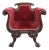 American Empire Carved Mahogany Chair For Sale
