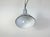 Industrial Grey Enamel Factory Pendant Lamp, 1960s For Sale - Image 9 of 18