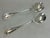 James Dixon & Sons 1980s Silver Pair Salad Servers, Salad Spoon & Salad Fork, Lily. For Sale - Image 4 of 9