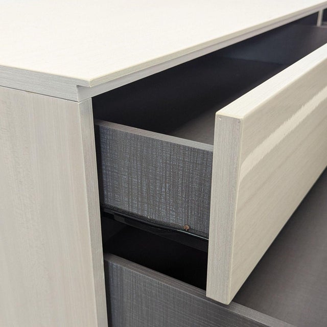 Tan Alf + DaFre Mont Blanc Modern 3-Drawer Dresser in Light Wood Finish For Sale - Image 8 of 11