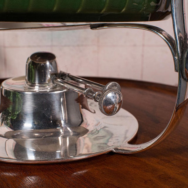 Antique Food Warmer, English Ceramic, Silver Plate, Chafing Heat Dish, Edwardian For Sale - Image 10 of 12