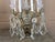 Early 20th Century French Brass & Crystal Six-Light Girandole Lamps - Pair For Sale - Image 11 of 17