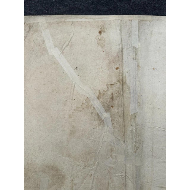 Beige Tabula Selenographica Map from Johann Gabriel Doppelmayr, 1720 For Sale - Image 8 of 13
