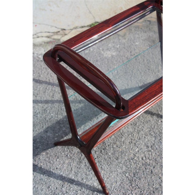 Mid-Century Modern Bar Table with Tray by Ico Parisi for De Baggis, 1950s For Sale - Image 3 of 13