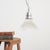 A vintage bell shaped holophane glass prismatic pendant light shade which looks great both lit and unlit. The light has...