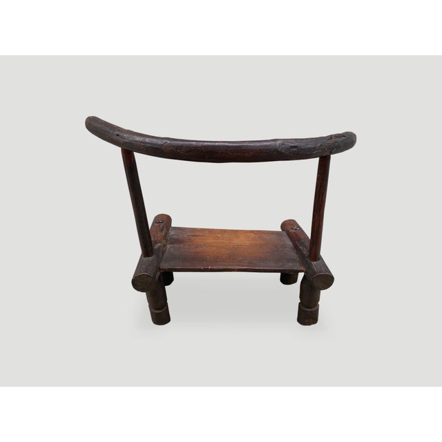 African Wooden Chair or Side Table For Sale In New York - Image 6 of 6