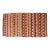 1950s Handwoven Sawtooth Striped Tribal Rug For Sale