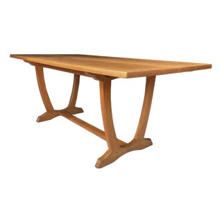 Arts & Crafts Cotswold School Oak Dining Table by Edward Barnsley For Sale