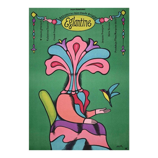Unknown, Eglantine Poster, Vintage Offset Print, 1970s For Sale