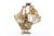 Silver Small Caravel in Gilded Silver Filigree For Sale - Image 8 of 9
