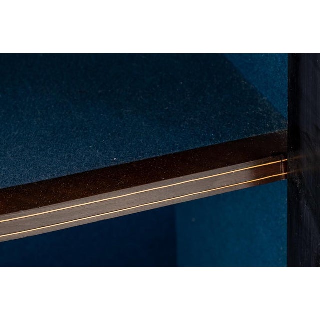 Blue Victorian Ebonised Sideboard, 1860s For Sale - Image 8 of 11