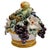 A classic example of French Barbotine pottery, this small scale centerpiece features a rustic provincial harvest of lush,...