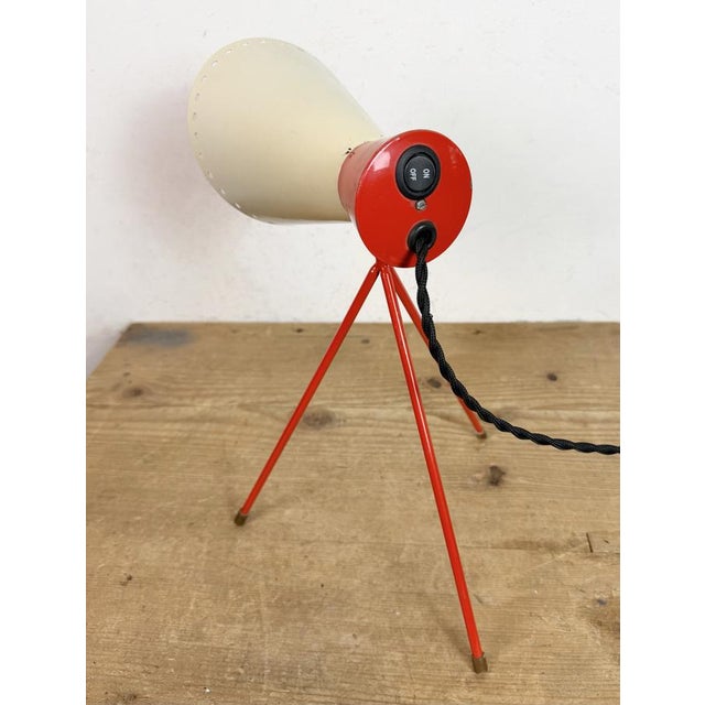 Metal Mid-Century Table Lamp by Josef Hůrka for Napako, 1950s For Sale - Image 7 of 18
