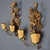 Antique Iron and Gilded Wood Wall Lamps, Italy, 19th Century, Set of 2 For Sale - Image 4 of 7