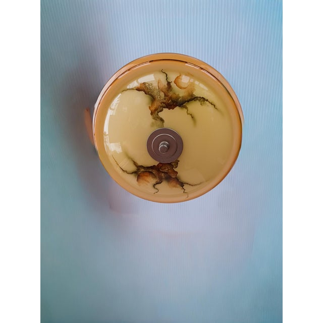 Scandinavian Art Deco Glass Pendant Light, 1930s For Sale - Image 10 of 15