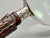 Metal Antique English Sterling & Natural Stag Horn Hand Magnifying Glass For Sale - Image 7 of 12
