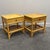 Vintage Bamboo and Wood Nightstands with Drawers, 1970s, Set of 2 For Sale - Image 6 of 9