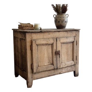 18th c. Bleached French Oak Sideboard For Sale
