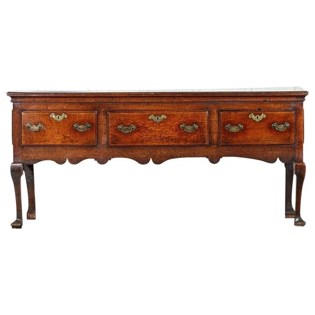 19th Century English Oak Dresser Base, 1840s For Sale - Image 16 of 16
