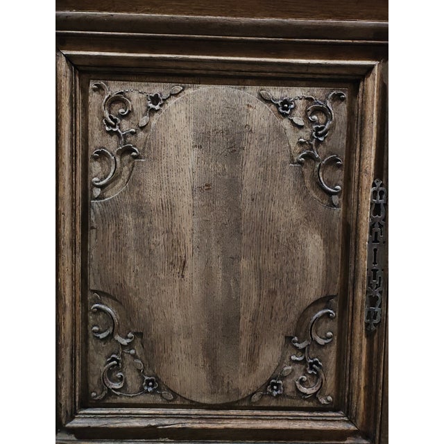 Brown Late 18th Century French Provincial Oak Enfilade For Sale - Image 8 of 15