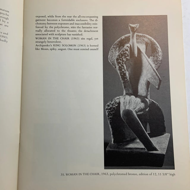 1970 Archipenko the American Years 1923-1963 For Sale - Image 4 of 9