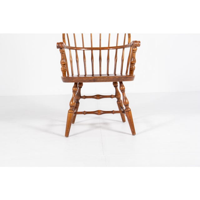 Vintage Windsor Armchair in Solid Wood, 1960s For Sale - Image 9 of 14