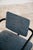 Postmodern Vintage Minimalist Postmodern Metal and Fabric Armchair, 1980s For Sale - Image 3 of 12
