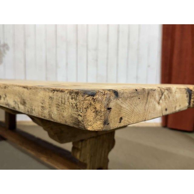 Antique Monastery Table in Raw Oak, 1800s For Sale - Image 16 of 18