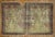 Rare worn Mid 19th Century worn Persian Lavar Kerman with a pair of pictorial motif rugs that were woven together....