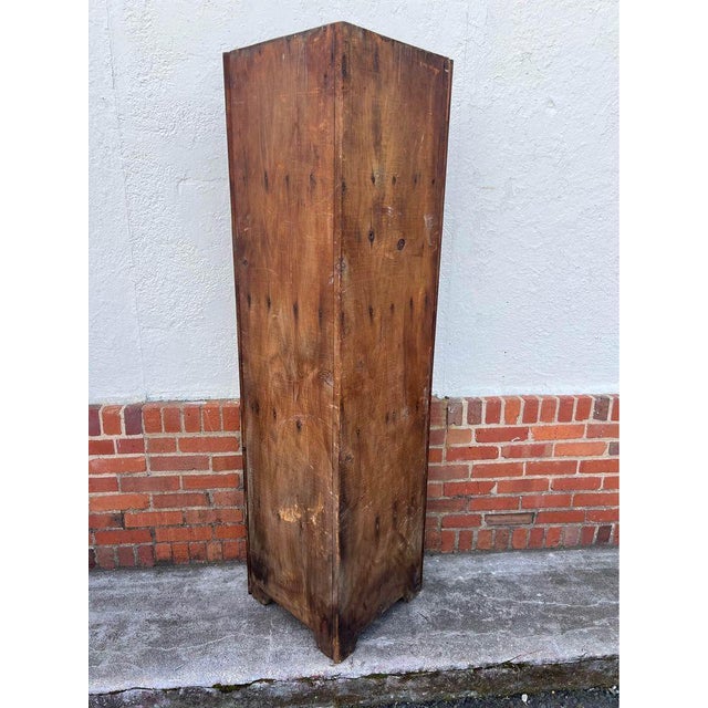 Antique Yellow Pine Corner Cabinet. 19th Century. For Sale - Image 10 of 10