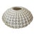 Vintage Handmade Chinoiserie Reticulated Woven Wicker Lattice Porcelain Basket Vase Sculpture For Sale