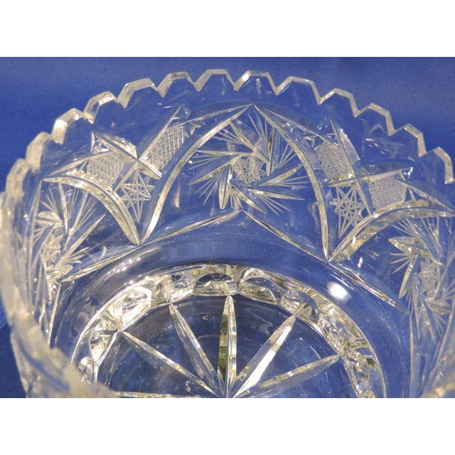 1960s Imperlux German Crystal Glass Ice Bucket For Sale - Image 4 of 8