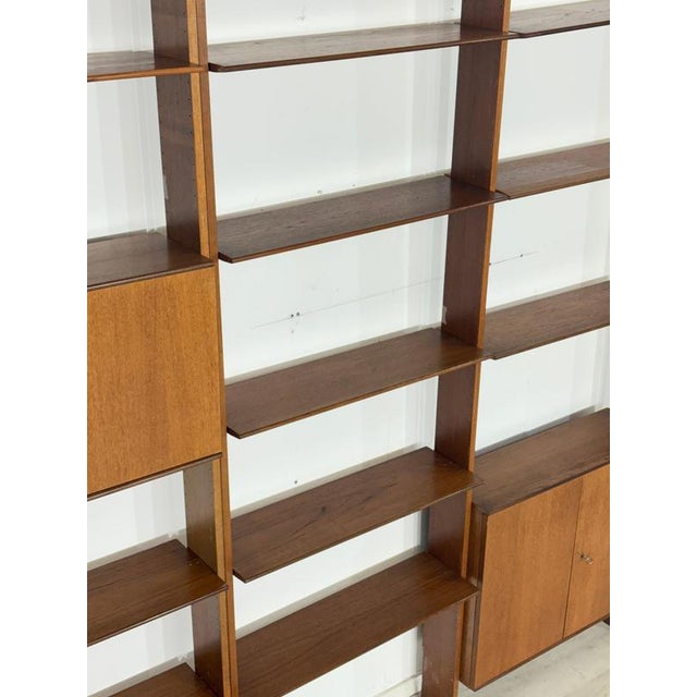 Mid-Century Modern Modular Wall Shelf in Teak by Interna-Peter Pedrides, 1960s For Sale - Image 14 of 18