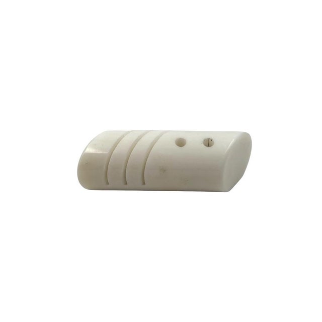 White Quartz Desk Organizer, Italy, 1980s For Sale - Image 4 of 9