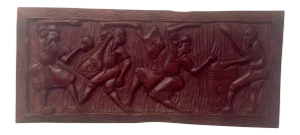 1950s Mid-Century Haitian Rosewood Panel